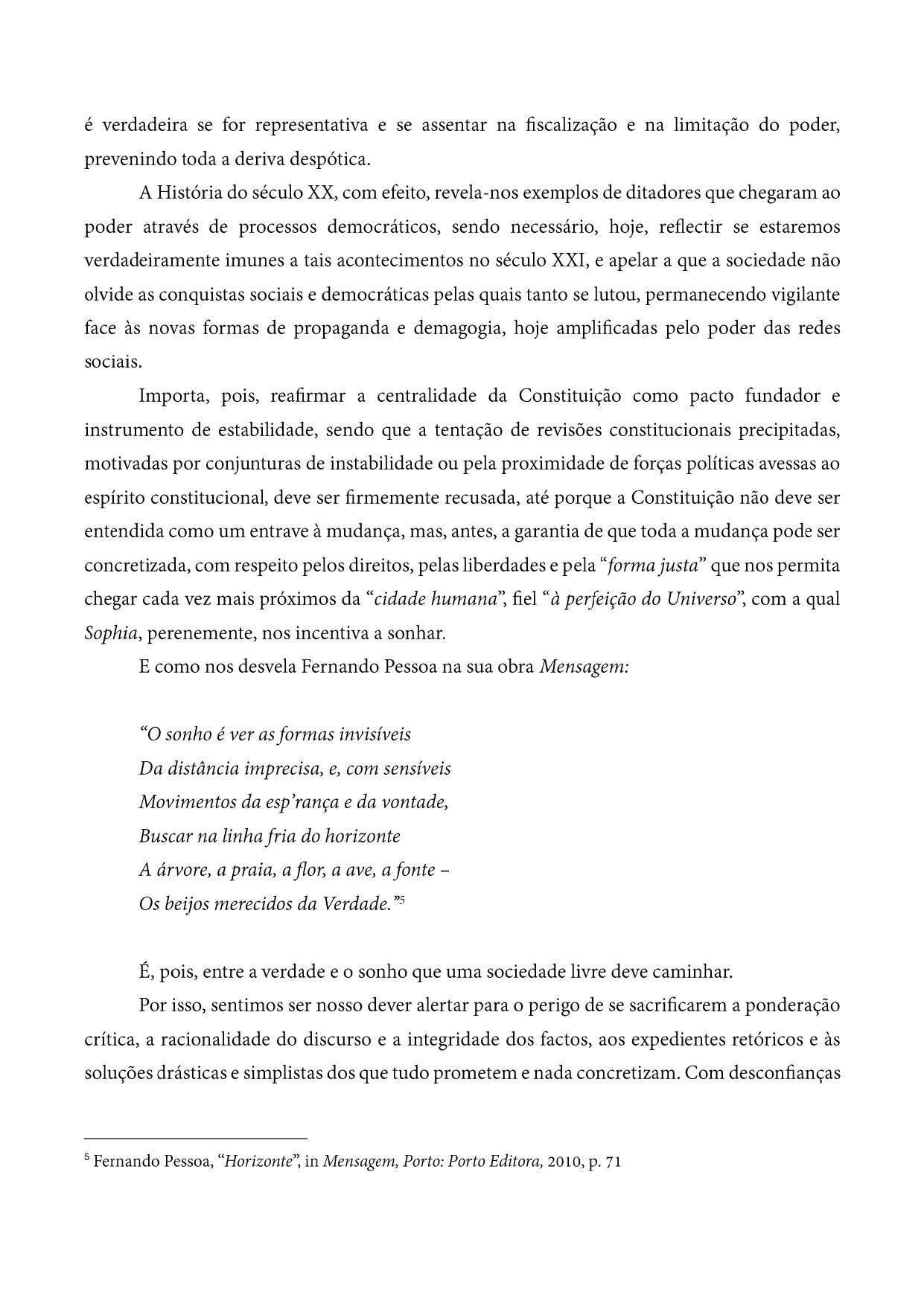 Página 4 do Manifesto